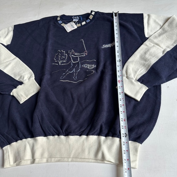 NWT Deadstock Vintage La Mode Snapple Golf Sweatshirt - Picture 3 of 6